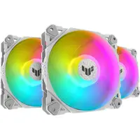 Asus TUF GAMING TF120 ARGB WHITE EDITION 3-i-1 120 mm PWM blæser