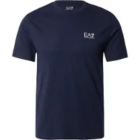 Emporio Armani EA7til mænd. 8NPT25_PJVPZ Core Identity T-shirt i navy pimabomuld (XXL), Sport, Multisport, Korte ærmer, Blå