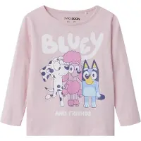 TWO SOON Bluser & t-shirts 'Bluey' lyseblå / pink / rosé / hvid