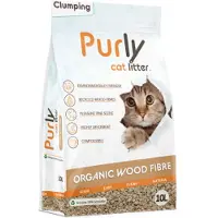 Purly Organic Clumping klumpende træfiber kattegrus