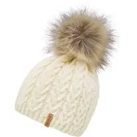 Chillouts Hue 'Tabea' creme / beige-meleret