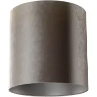 QAZQA Velour lampeskærm taupe cylinder 40/40/40