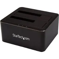 StarTech.com Startech Dual-Bay USB 3.0 to SATA Hard Drive Docking Station, USB Hard Drive Dock, External 2.53.5 SATA IIIIII, SSDHDD Docking Station, Hot-Swap Hard