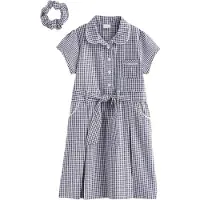 Next Kjole navy / hvid