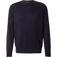 Armani Exchange A|X Armani Exchangetil mænd. XM000338AF12291UB101 Navy trøje med rund hals (S), Casual, Bomuld, Blå