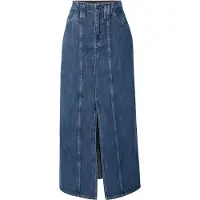 G-Star G-Startil kvinder. D25289-D762-G852 Lang nederdel Viktoria Moto blå (26), Casual, Bomuld, Denim, Bæredygtig