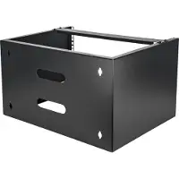 StarTech.com Startech Wall Mount Patch Panel Bracket - 6U - 14in Deep (WALLMOUNT6) - Kabinet - vægmonterbar - sort - 6U - 19