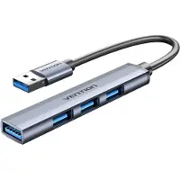 Vention CKO - Hub - 4-in-1, mini - 1 x SuperSpeed USB 3.0 + 3 x USB 2.0 - desktop