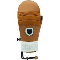 Racer - Skihandsker dame - 90 Leather Mitt Brown til Unisex - Størrelse 7 - Brun