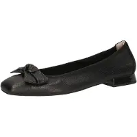Caprice Ballerina, black, made of Leather with Trapeze heel, Size 42