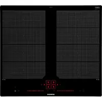 Siemens iQ700 EX601LXC1E - Induktions kogeplade - 4 plader - Niche - bredde: 56 cm - dybde: 50 cm - sort
