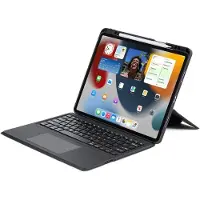 DUX iPad Air 13 2026/2025/2024 DK Bluetooth-tastaturcover - Sort