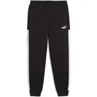 Puma Sweatpants Around The Block - Sort/hvid, størrelse Large
