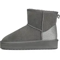 Gooce Boots 'Acacia' mørkegrå / sølv