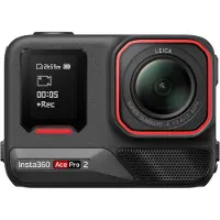 Insta360 Ace Pro 2 - Dual Battery Standard Bundle - action-kamera - 8K / 30 fps - Leica - Bluetooth, Wi-Fi - undervands op til 12 m - sort