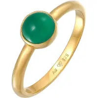 Elli PREMIUM Ring guld / smaragd