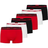 HUGO Boksershorts rød / sort / hvid