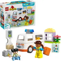 LEGO DUPLO - Ambulance Og Fører 10447 - 19 Dele - - OneSize - Klodser
