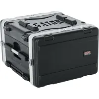 Gator GRR-6L Lockable Moulded Rolling Rack Case 6U