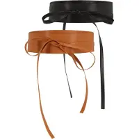 STUDIO SELECT Bælte cognac / sort
