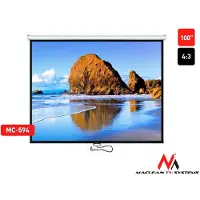 Macleans MC-594 - Projektionsskærm - 100 (254 cm) - 4:3 - Matte White