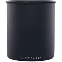 Airscape galvaniseret aroma-beholder, stor, mat sort