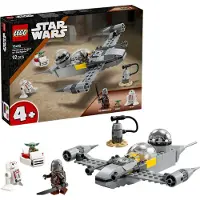 LEGO Star Wars - Mando og Grogus N-1-stjerne... 75410 - 92 Dele - - OneSize - Klodser