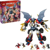 LEGO Ninjago - Zanes Ultrakombirobot 71834 - 4-i-1 - 1187 Dele - - OneSize - Klodser