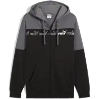 Puma Around The Block Full-Zip Hoodie Men, Clothing, Cool Dark Gray, XS