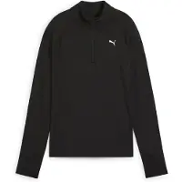 Puma W Run Velocity Cloudspun 1/4 Zip Black, størrelse 3XL