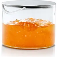 Blomus Basic Condiment Lid 3 Oz Glass og b?rstet rustfrit st?l