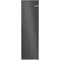 Bosch Serie | 4 KGN39VXCT - Køleskab/fryser - bund-fryser - bredde: 60 cm - dybde: 66.5 cm - højde: 203 cm - 363 liter - Klasse C - sort rustfrit stål