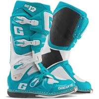Gaerne SG12 Motocross-støvler Sort/Hvid/Turkis 47