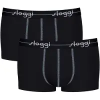 Sloggi Boksershorts sort / hvid