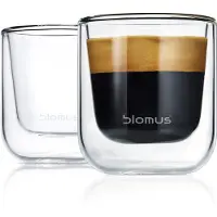 Blomus Nero isolerende espressoglas 2-pakke Klar