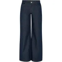 Pieces Selma Wide Leg Lavtaljede Jeans