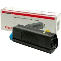 OKI Tonerkassette gul 5000 sider 42127405 Modsvarer: N/A