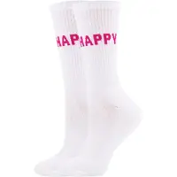 Ewers Sokker 'Be Happy' lys pink / hvid