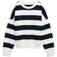 Tom Tailor DENIM Sweatshirt navy / hvid