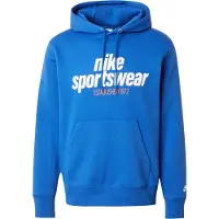 Nike Club Hoodie - Blue, størrelse Large