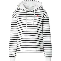 Pieces Chilli Stripes Hættetrøje