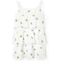 Boboli Bambula Floral ærmeløs Kjole