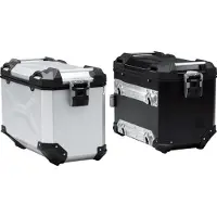 SW-Motech Trax ADV sideboks 45 aluminium 45 LITER, SØLV, VENSTRE