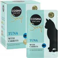 Cosma Økonomipakke: 24 x 40 g Soup - Tun med Gulerødder