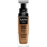 Nyx Can't Stop Won't Stop 24-Hour Foundation Flydende foundation 30 ml Nr. 13 - Golden