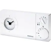 Eberle easy 3 st, Hvid, IP30, 5 - 30 °C, °C, Analog, Vekselstrøm