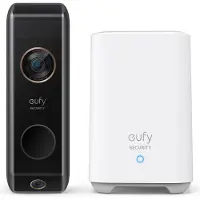 Eufy - Dørringeklokke - trådløs - 802.11b/g/n - sort