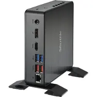 Shuttle Computer Group Shuttle XPC nano NC40U7 - Barebone - mini PC 1 x Core i7 1255U / op til 4.7 GHz - RAM 0 GB - Intel Iris Xe Graphics - Gigabit Ethernet - sort