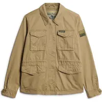 Superdry Superdrytil kvinder. W5011671A Militærjakke M65 brun (M), Casual, Bomuld, Lange ærmer