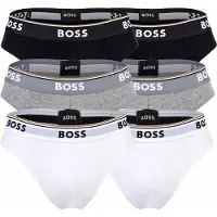 BOSS Slip grå-meleret / sort / hvid